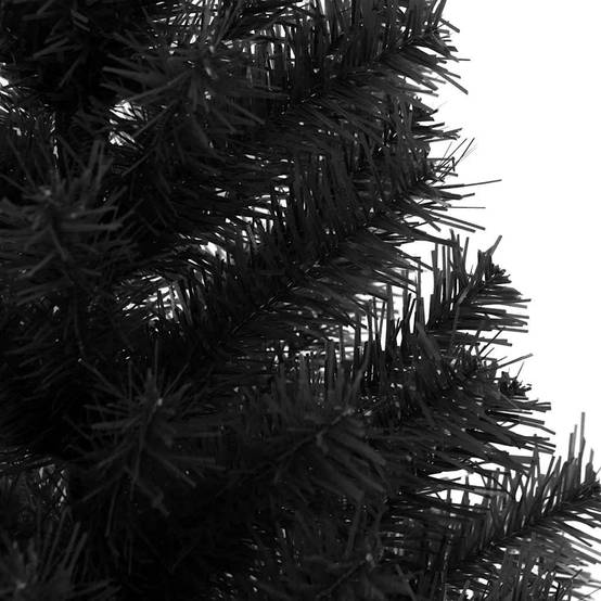 Vidaxl - Sapin de Noël artificiel avec support noir 150 cm PVC vidaXL 321000 - Image 5