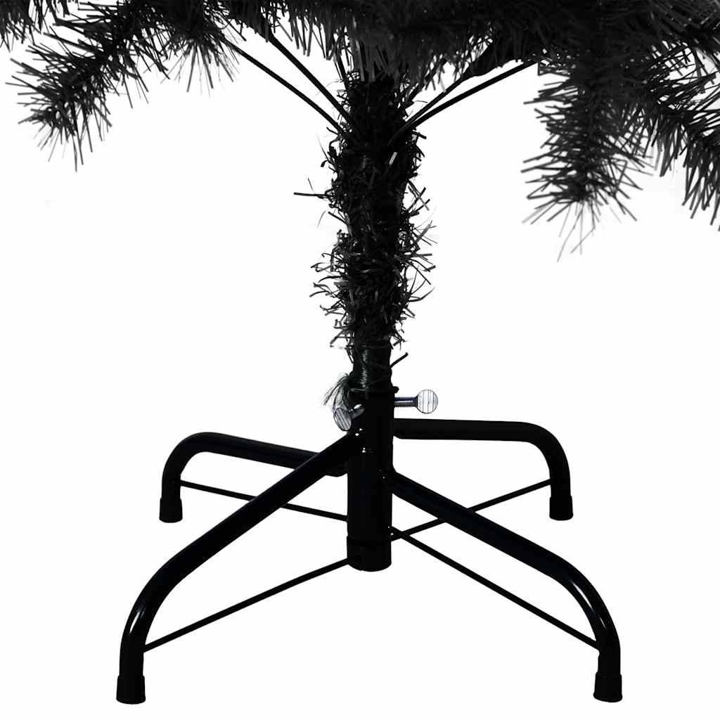 Vidaxl - Sapin de Noël artificiel avec support noir 150 cm PVC vidaXL 321000 - Image 6