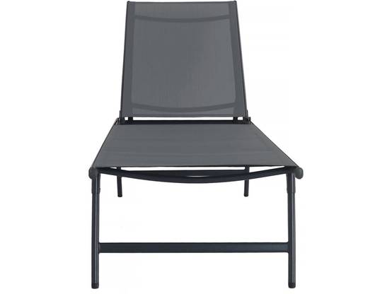 Lot De 2 Bains De Soleil En Métal "sublima" - 180 X 54 X 104 Cm - Anthracite -habitat Et Jardin - Image 4