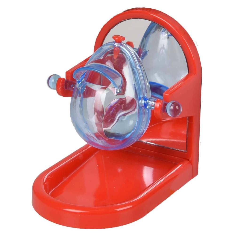 Flamingo - distributeur de friandises pour perruche. taille 10 x 7 x 8 cm. - Imagen 1