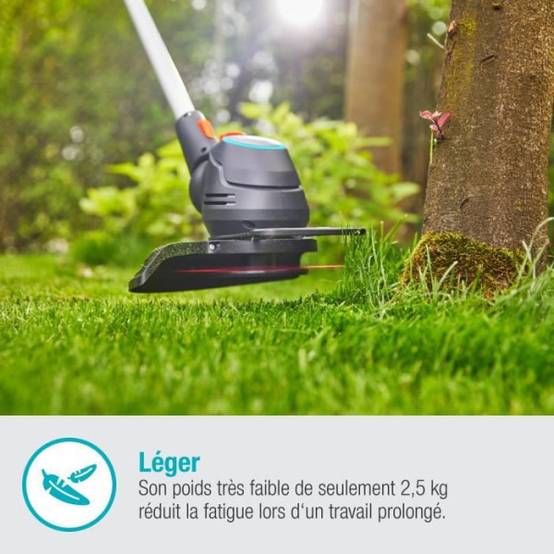 Coupe-bordure a batterie GARDENA ComfortCut 23/18V P4A - 18V - 23 cm - Image 3