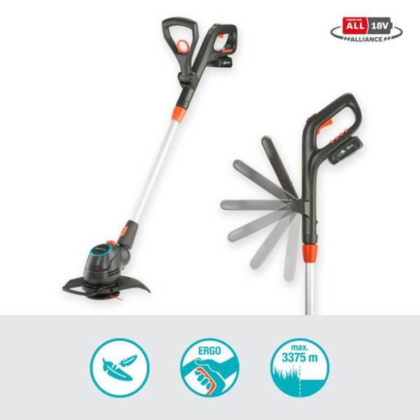 Coupe-bordure a batterie GARDENA ComfortCut 23/18V P4A - 18V - 23 cm - Image 2