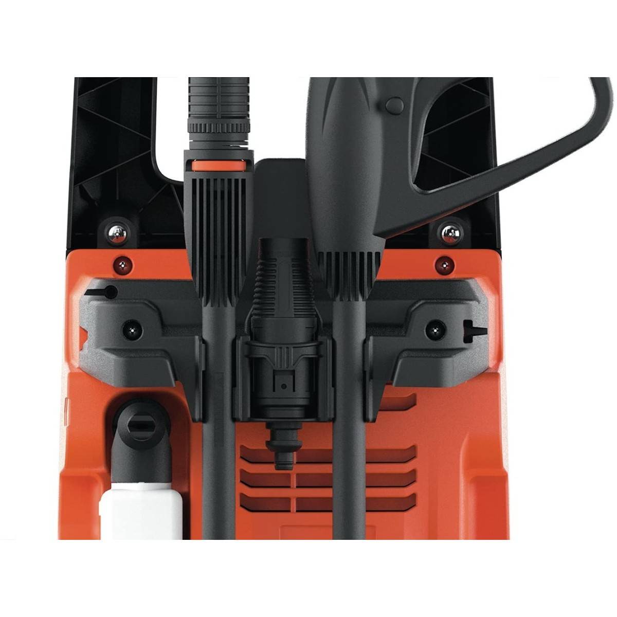 Nettoyeur Haute Pression BLACK & DECKER 1400W COMPLET Enrouleur + Brosse Fixe + Brosse Terrasse 110 bar 390 L/h - Imagen 6