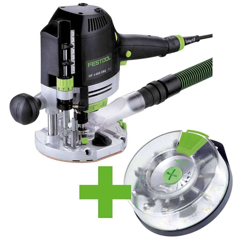 Festool - Défonceuse 1400W OF 1400 EBQ-Plus + Box-OF-S + coffret SYSTAINER - FESTOOL - 576540 - Imagen 2