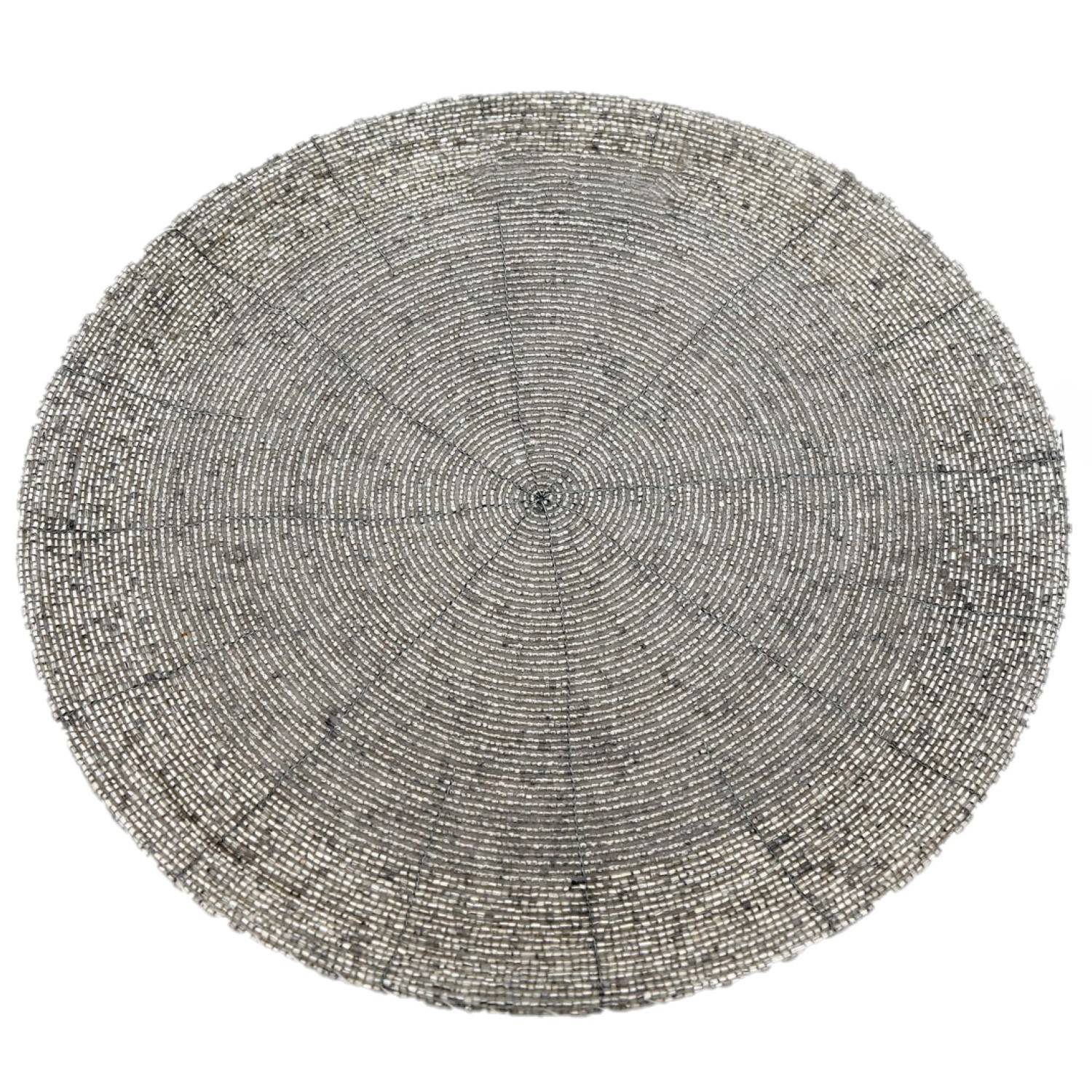 Sans Marque - Lot 6x Set de table design perles Alix - Heart of the home
