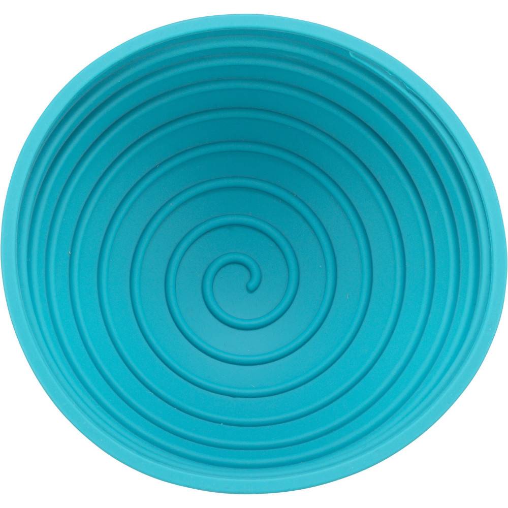 Trixie - Bol à lécher en silicone bleu 16 cm pour chien - Imagen 4