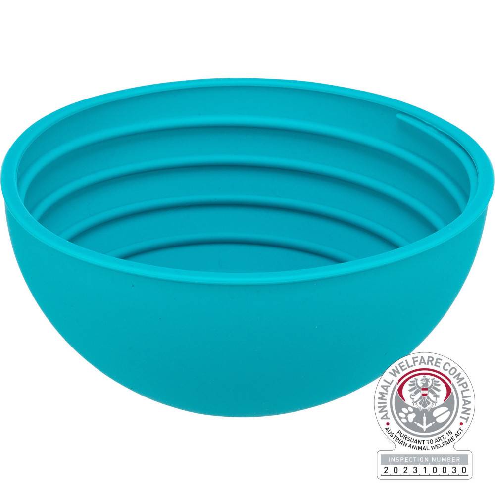 Trixie - Bol à lécher en silicone bleu 16 cm pour chien - Imagen 2