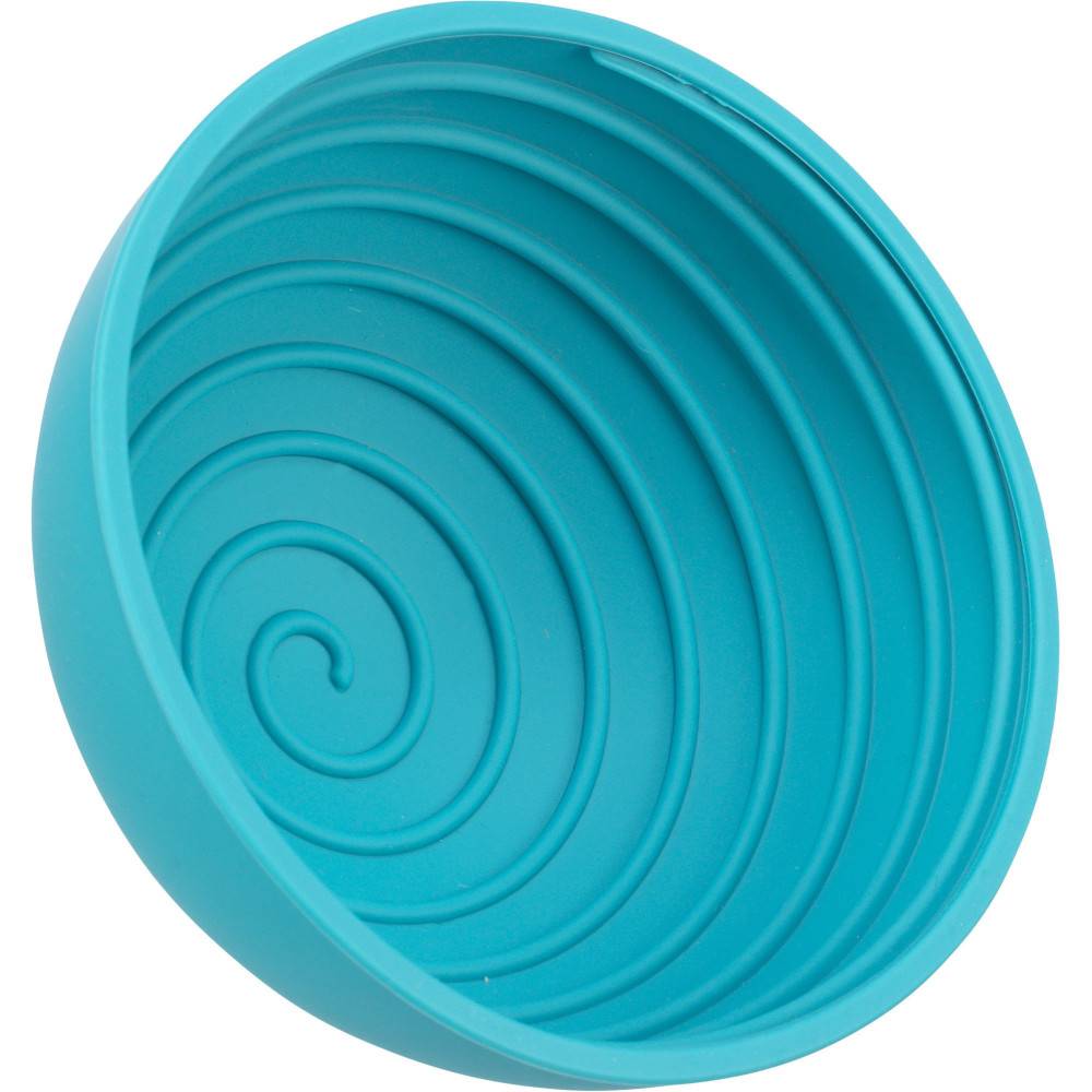 Trixie - Bol à lécher en silicone bleu 16 cm pour chien - Imagen 1