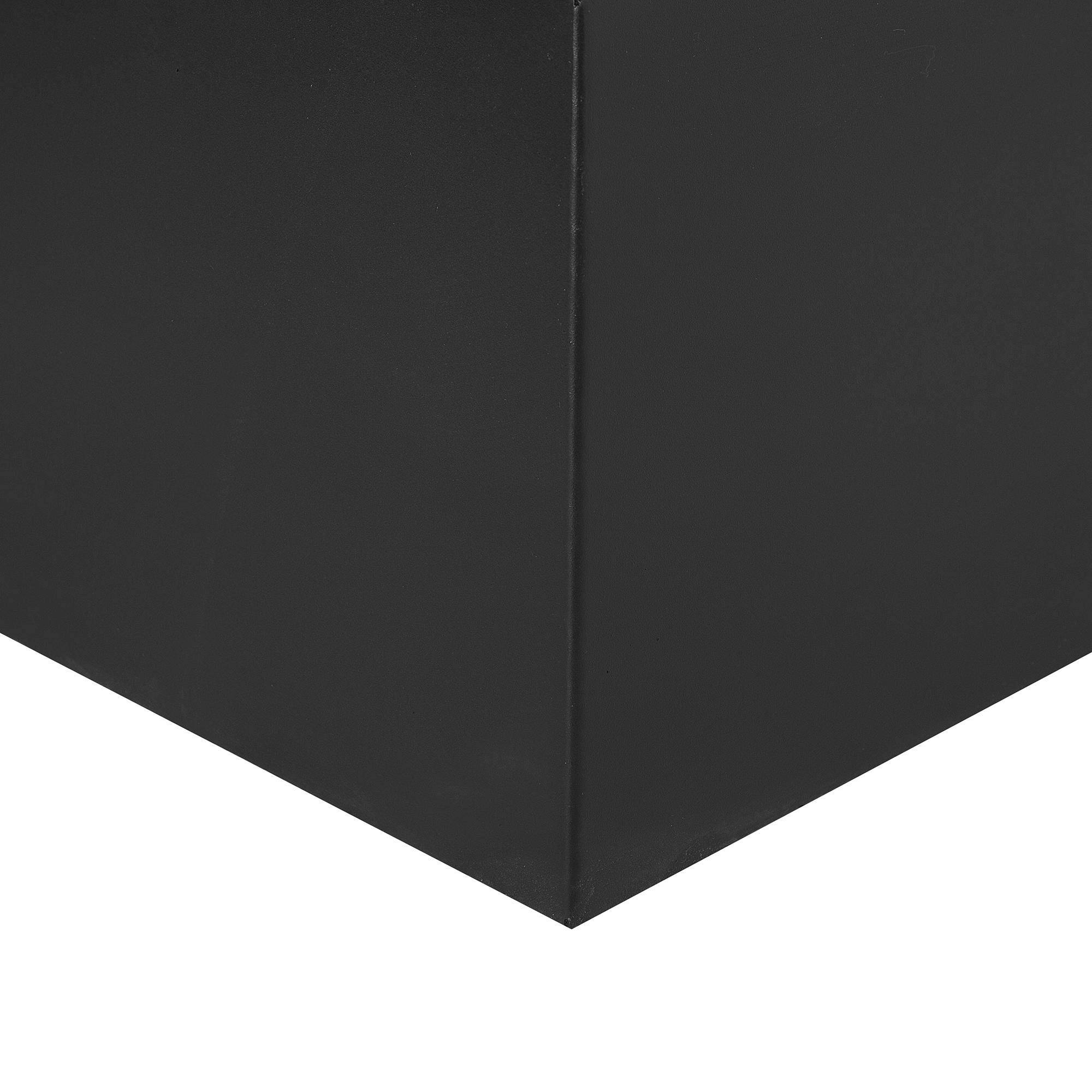 Beliani - Braséro en bois Acier Noir YATE - Beliani - Imagen 8
