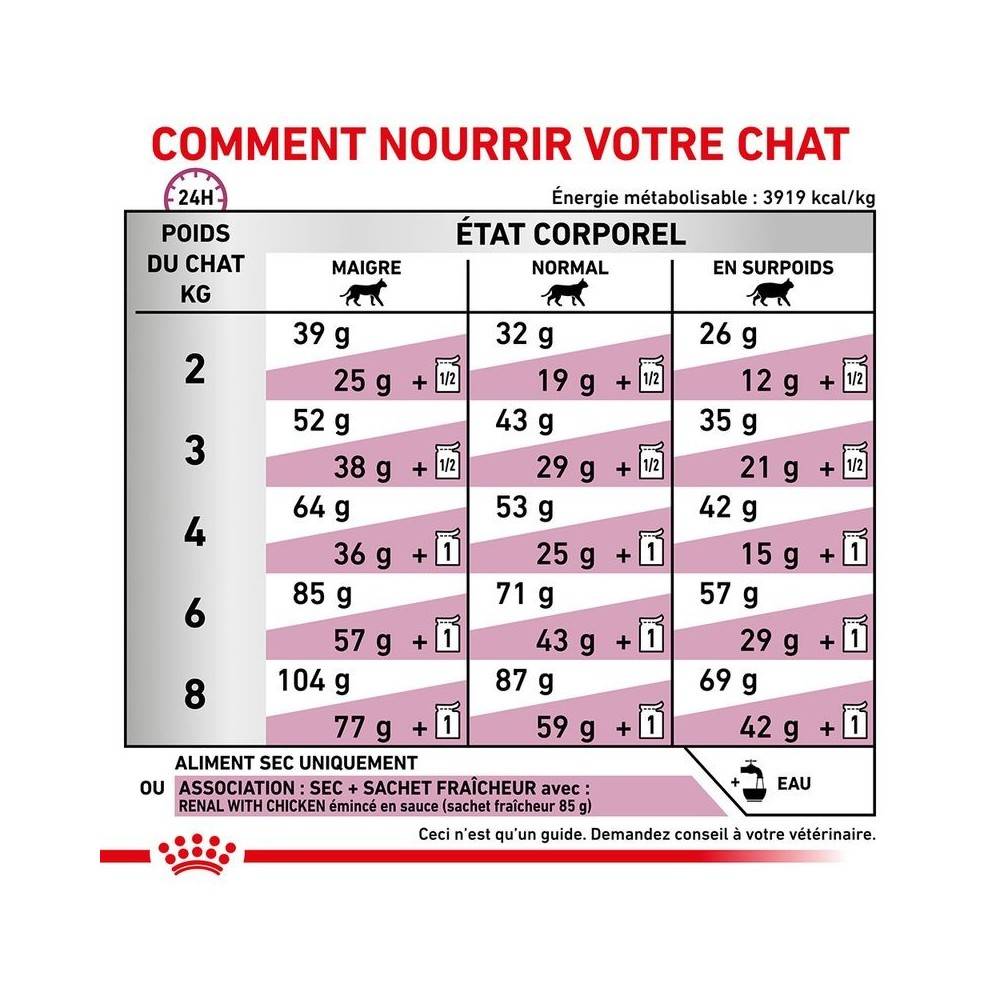 Royal Canin - Croquettes chat VETERINARY CAT RENAL SPECIAL - Royal Canin 400 g - Imagen 7