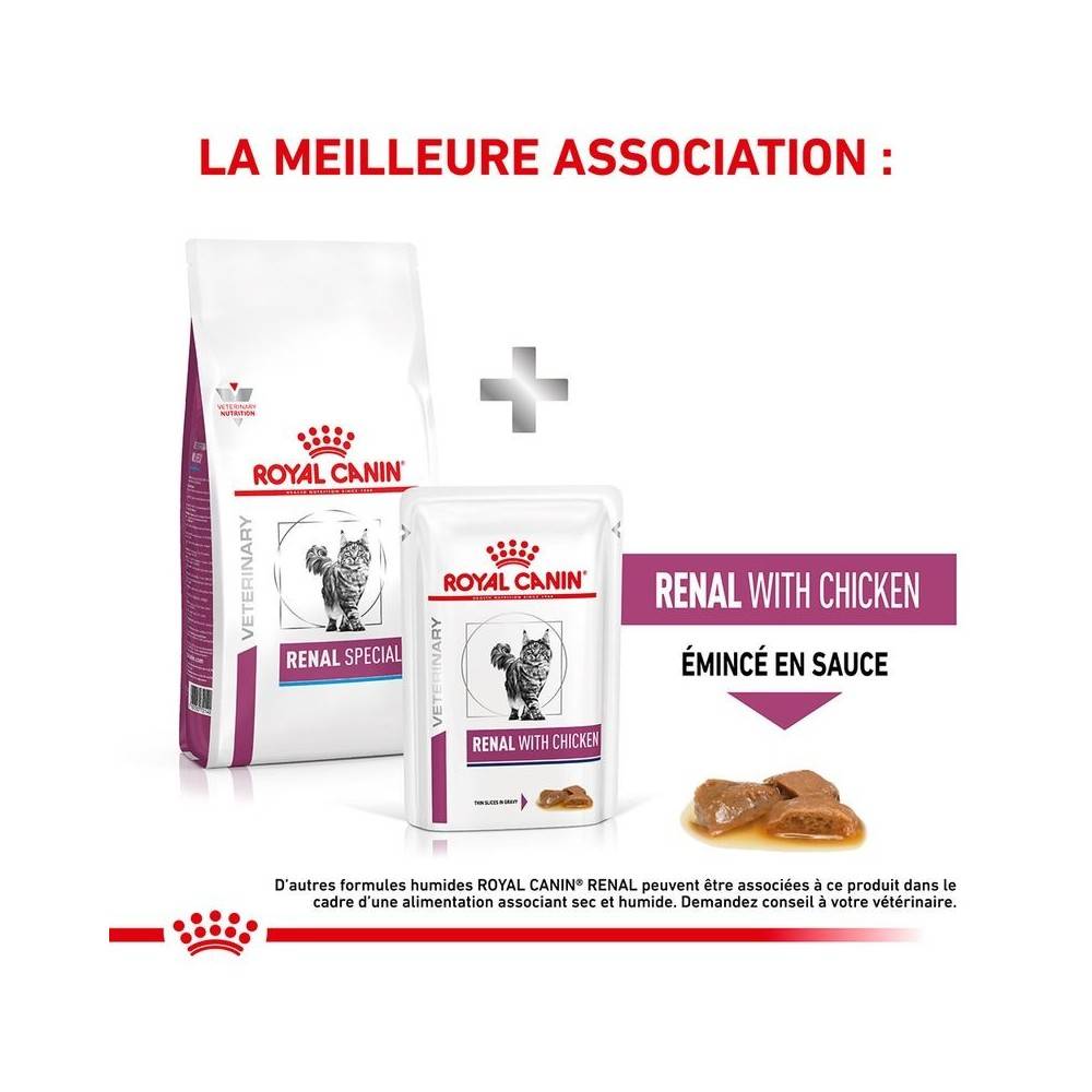 Royal Canin - Croquettes chat VETERINARY CAT RENAL SPECIAL - Royal Canin 400 g - Imagen 5