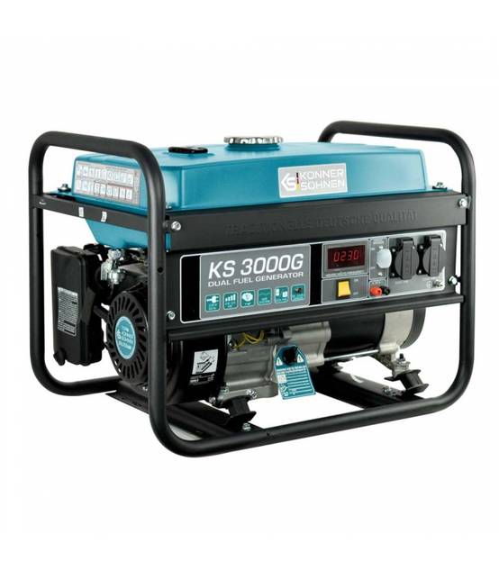 Générateur à essence/gaz 3kW avec système AVR - Könner & Söhnen KS 3000G - Image 2