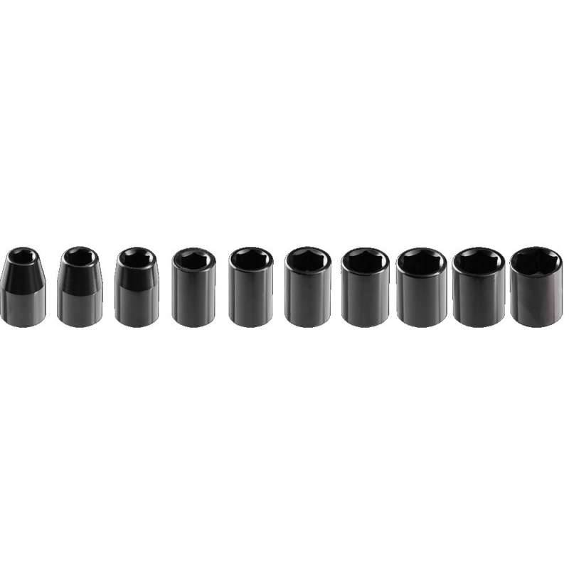 Neo Tools - Jeu de 10 Douilles à chocs 1/2 10 - 24 mm NEO TOOLS 12-101 Neo tools - Imagen 1