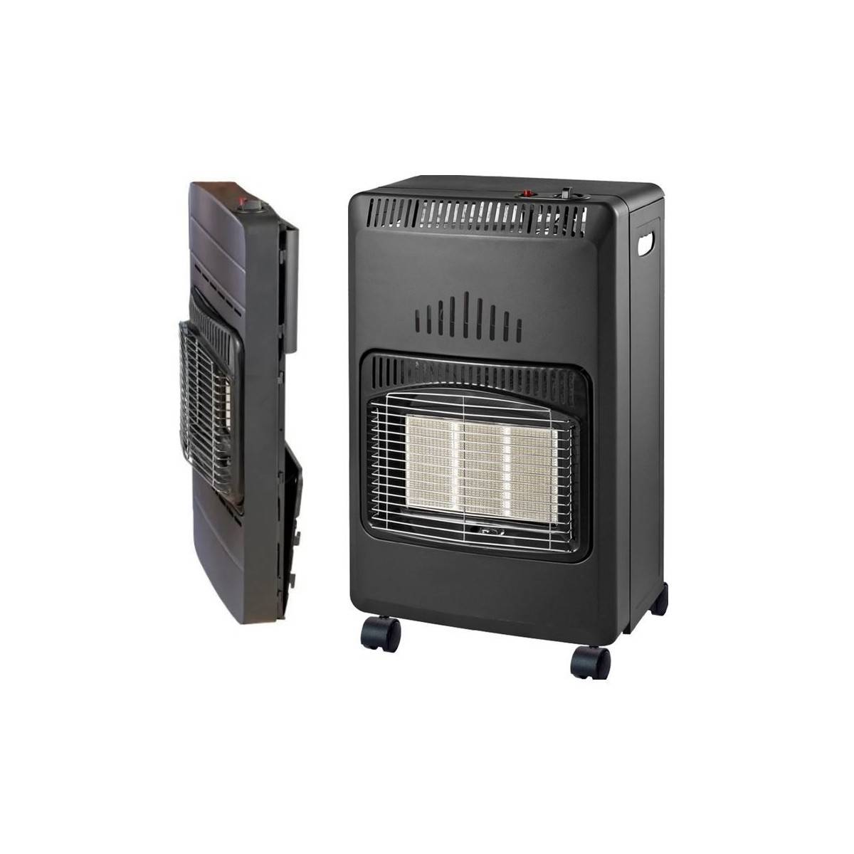 Poele à gaz Infrarouge 4200W Nova Chauffage d'appoint Piezo Volume 120 m3 Pliable NIKLAS - Imagen 1