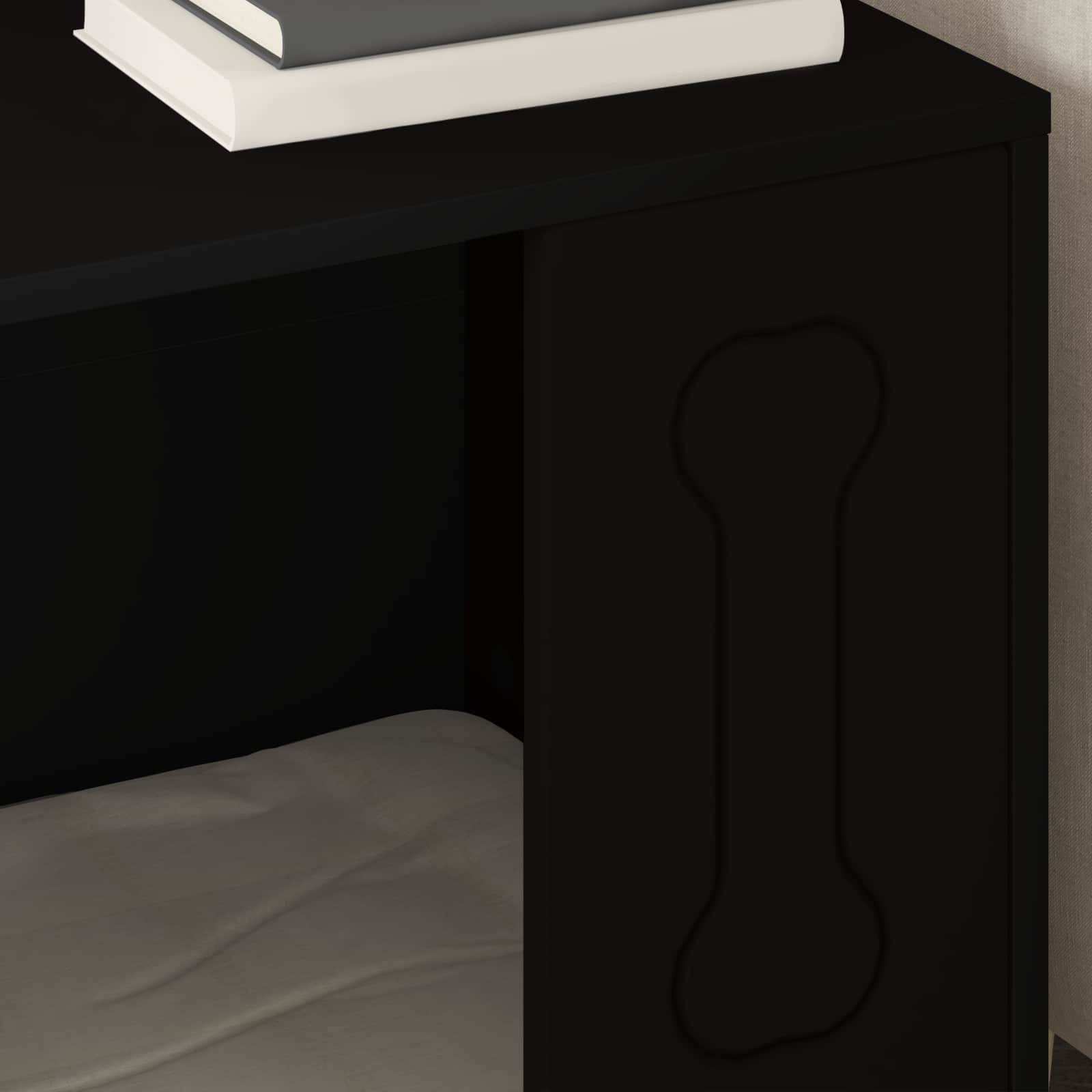 Niche plastique bois noir 44 x 42 x 49 cm - Prolenta premium p334.3 - Image 4