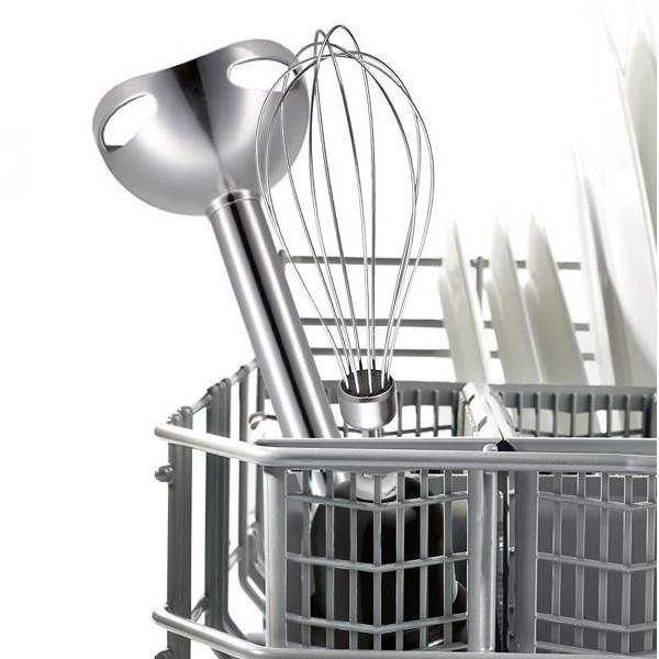 Bosch - Mixeur Electrique BOSCH -  plongeant ErgoMixx Style - 1000 W - 12 vitesses + turbo - pied inox 4 lames aiguisées - Bol  avec couvercl - Image 4