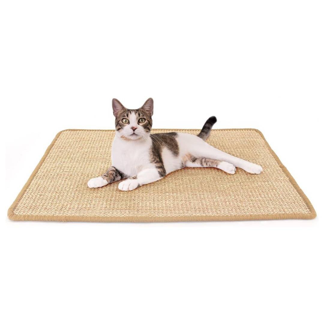 DtopbuyAge - Tapis de sol anti-griffures en sisal pour chat 60*40CM DtopbuyAge