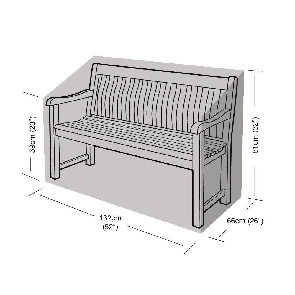Garland - Housse de protection banc de jardin 2 places - Imagen 3