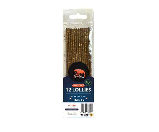 GioiaShrimp - Lot de 12 lollies Catappa