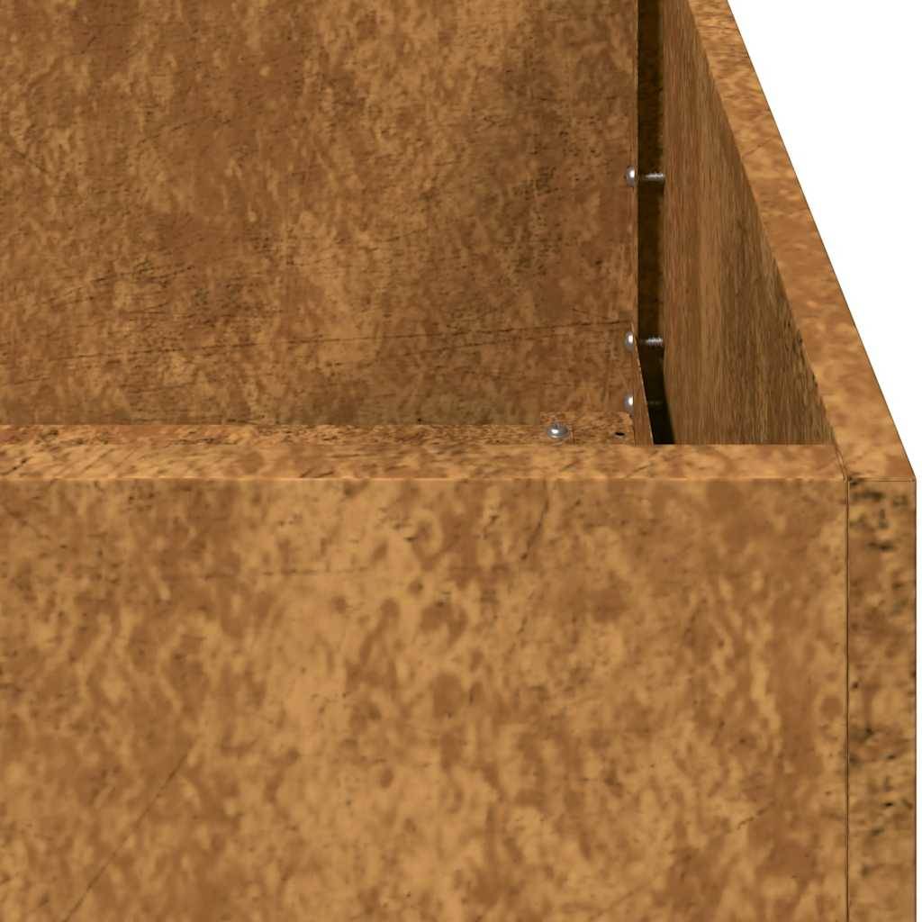 ComfortXL - Grand potager surélevé Acier Corten design rouillé 80x80x30 cm – ComfortXL Outdoor Living - Image 9