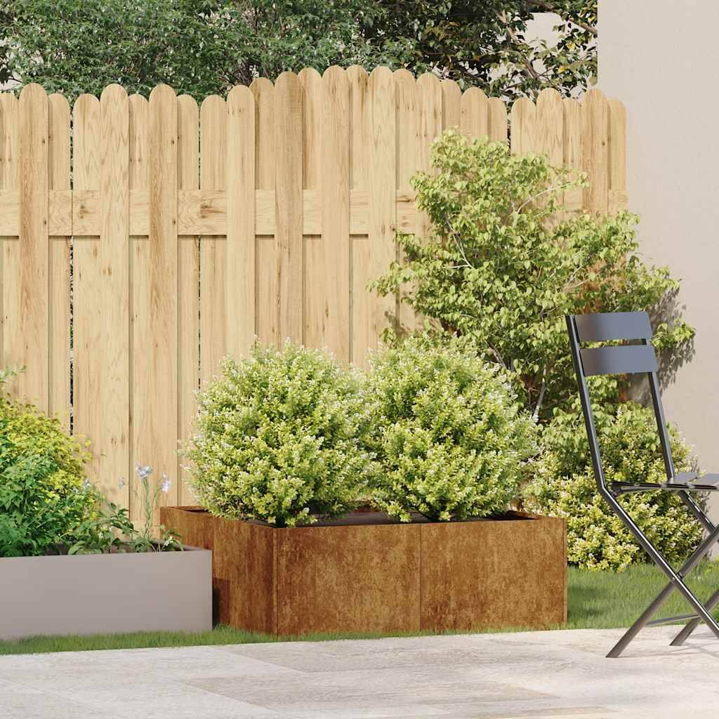 ComfortXL - Grand potager surélevé Acier Corten design rouillé 80x80x30 cm – ComfortXL Outdoor Living - Image 3