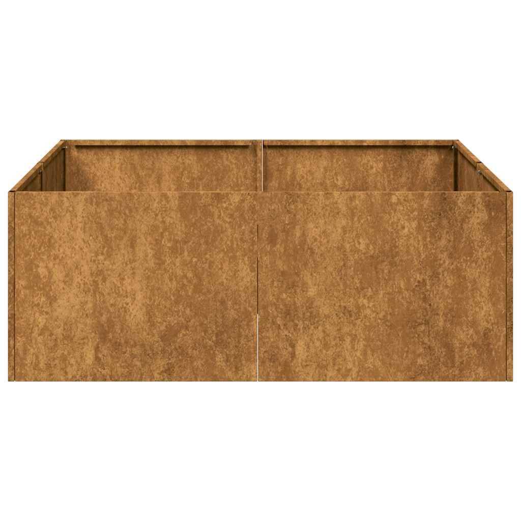 ComfortXL - Grand potager surélevé Acier Corten design rouillé 80x80x30 cm – ComfortXL Outdoor Living - Image 5
