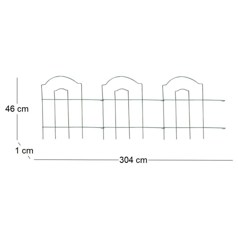 Maxiedge - Bordure de jardin en métal Lawn 3m Lot de 6 Maxiedge - Imagen 3