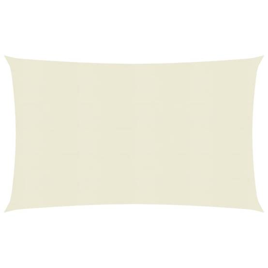 Helloshop26 - Voile toile d'ombrage parasol 160 g/m² PEHD 6 x 7 m crème - Imagen 1
