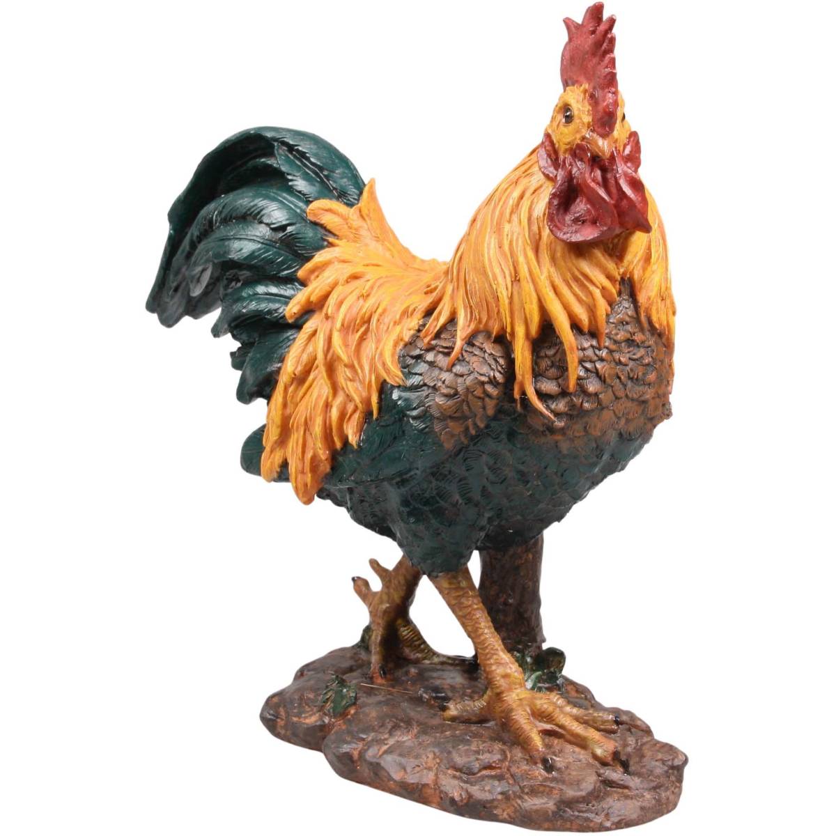 Farmwood Animals - Coq en résine 20 x 12 x 23 cm - Imagen 1