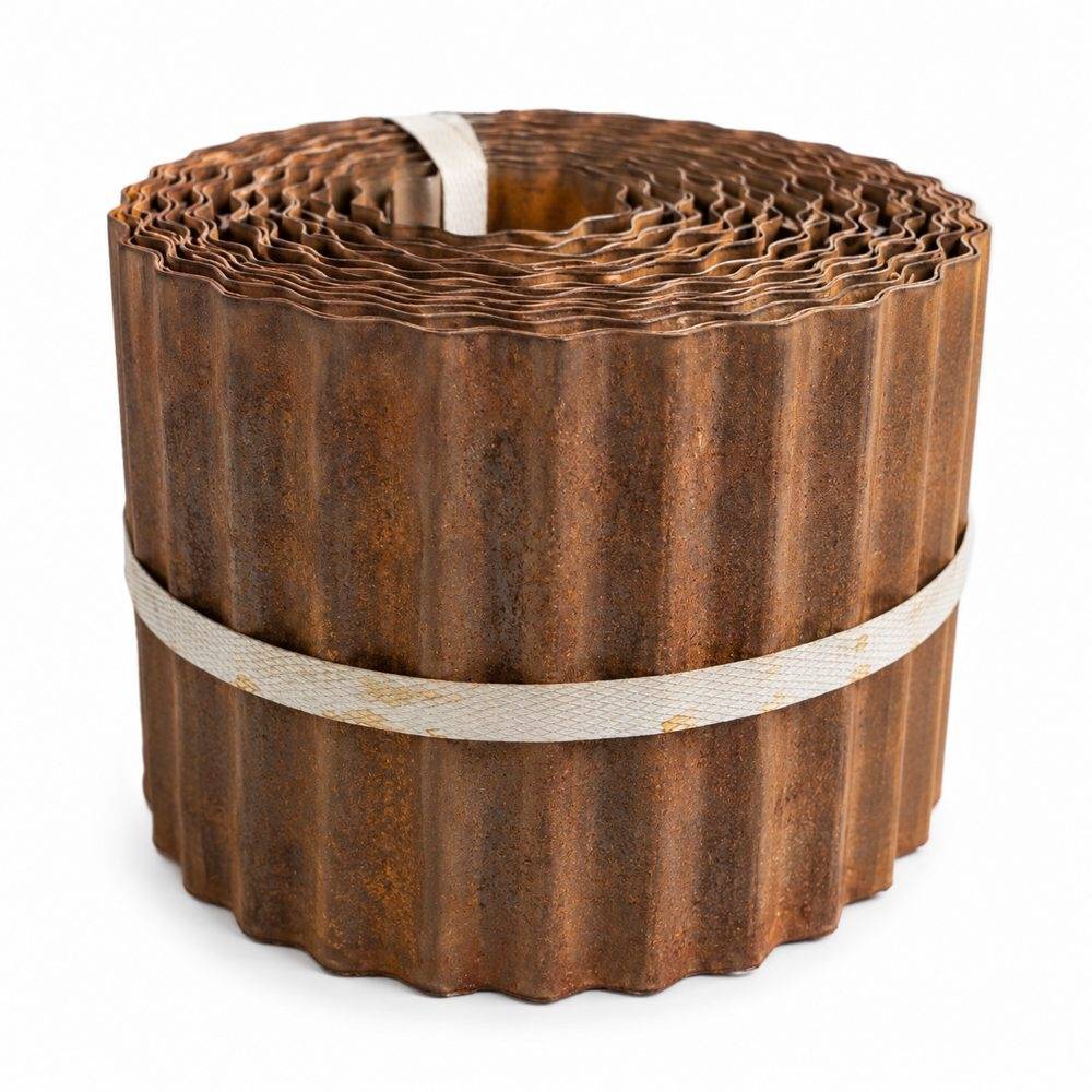 Terre Jardin - Bordure de jardin acier Corten 12 m × 16 cm sans entretien - Image 2