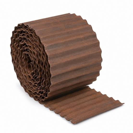 Terre Jardin - Bordure de jardin acier Corten 12 m × 16 cm sans entretien - Image 1