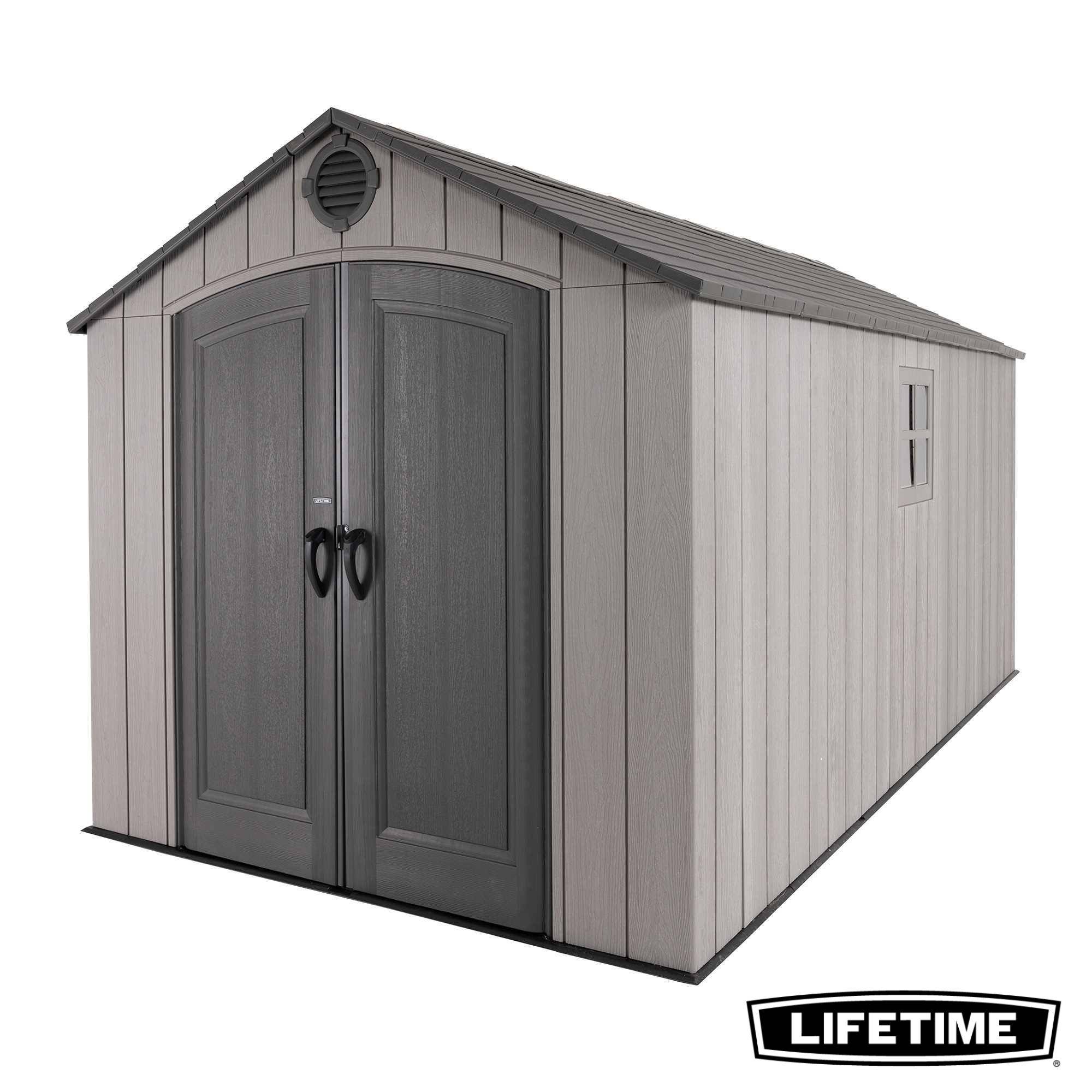 Lifetime - Abri de jardin résine 11.15 m2 / 2.44x4.57m LIFETIME #60353