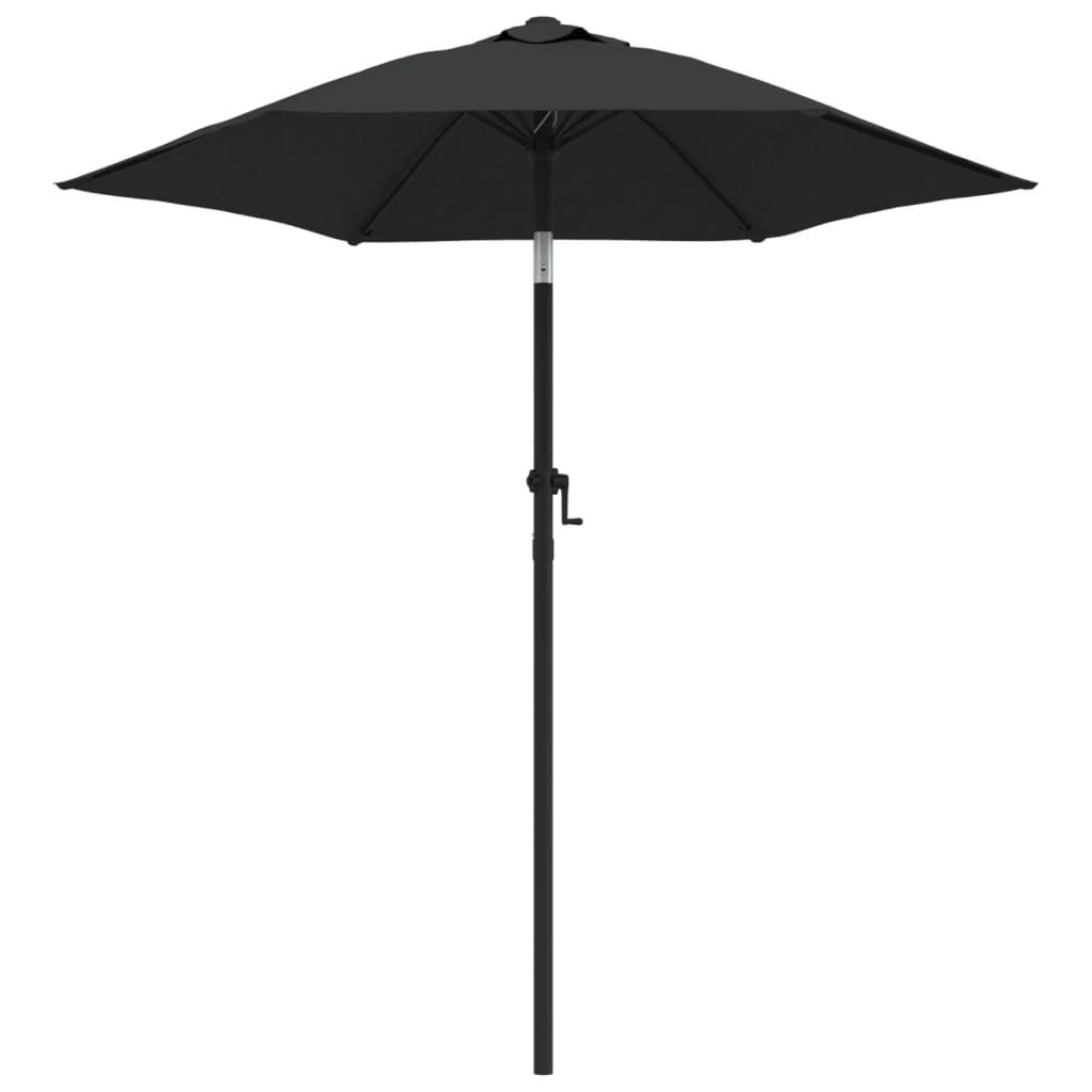 Maison Chic - Parasol de jardin | Parasol d'extérieur | Parasol Noir 200x224 cm Aluminium Maison Chic - Image 1