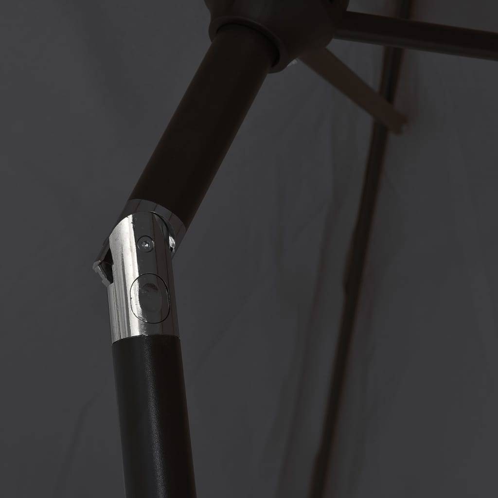 Maison Chic - Parasol de jardin | Parasol d'extérieur | Parasol Noir 200x224 cm Aluminium Maison Chic - Image 6