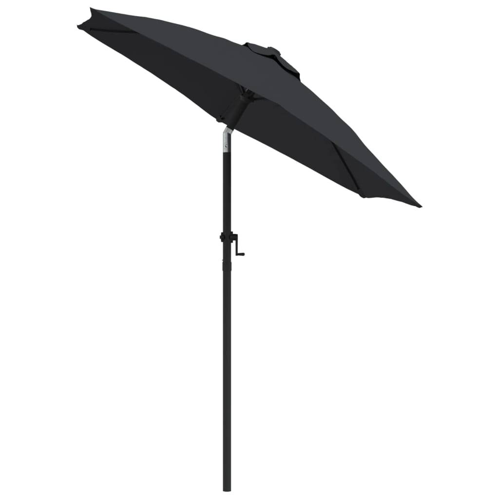 Maison Chic - Parasol de jardin | Parasol d'extérieur | Parasol Noir 200x224 cm Aluminium Maison Chic - Image 3