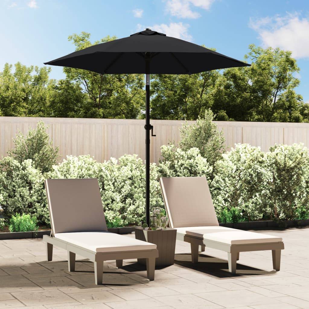 Maison Chic - Parasol de jardin | Parasol d'extérieur | Parasol Noir 200x224 cm Aluminium Maison Chic - Image 2