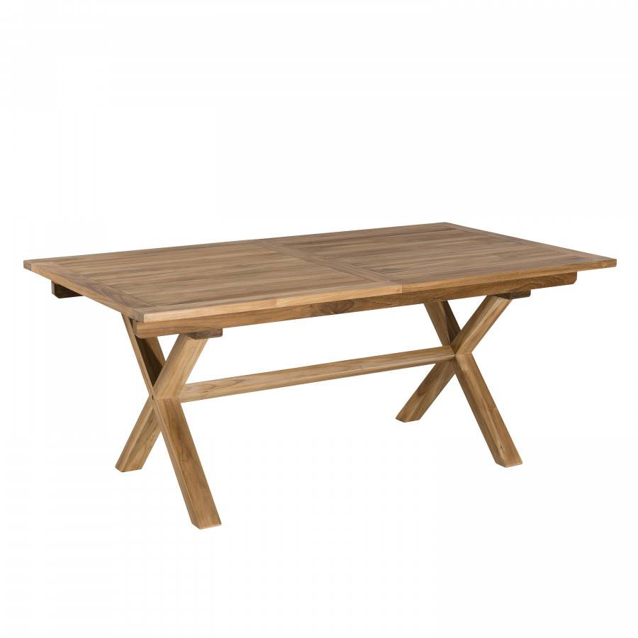 Macabane - MALO - SALON DE JARDIN 6 PERS. - 1 table rectangulaire 180x100cm et 6 fauteuils beiges et noirs - Imagen 3