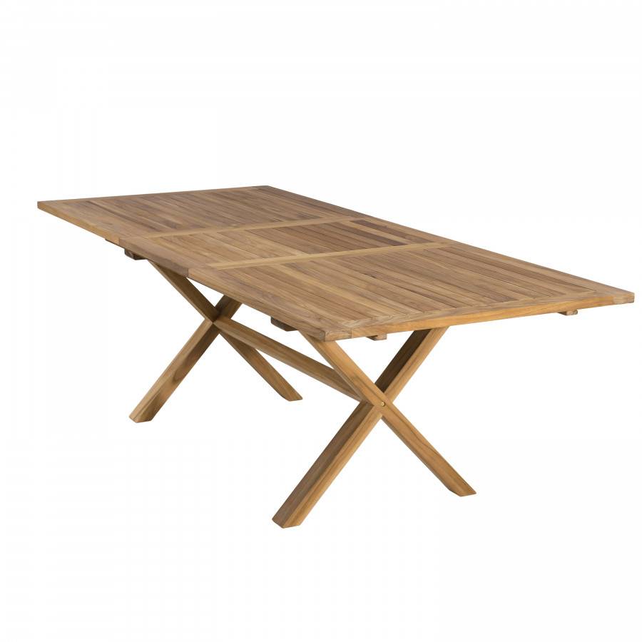 Macabane - MALO - SALON DE JARDIN 6 PERS. - 1 table rectangulaire 180x100cm et 6 fauteuils beiges et noirs - Imagen 6