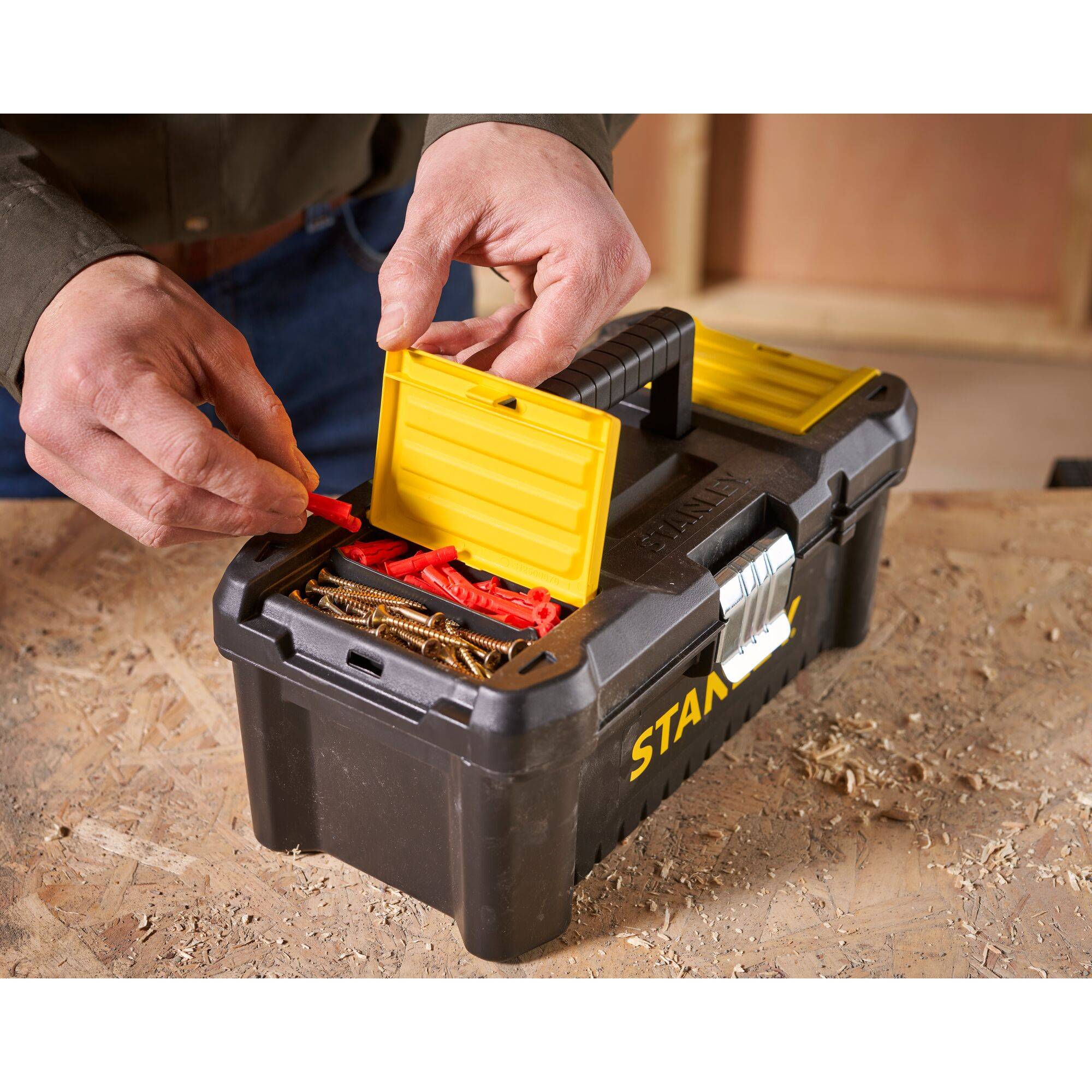 stanley - STANLEY Boite à outils Classic Line 30 cm Attaches métal - STST1-75515 - Imagen 4
