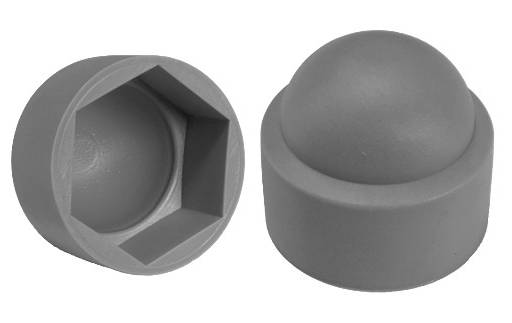 Boîte de 100 caches écrous hexagonaux gris Ø 12mm ACTON - 8560212