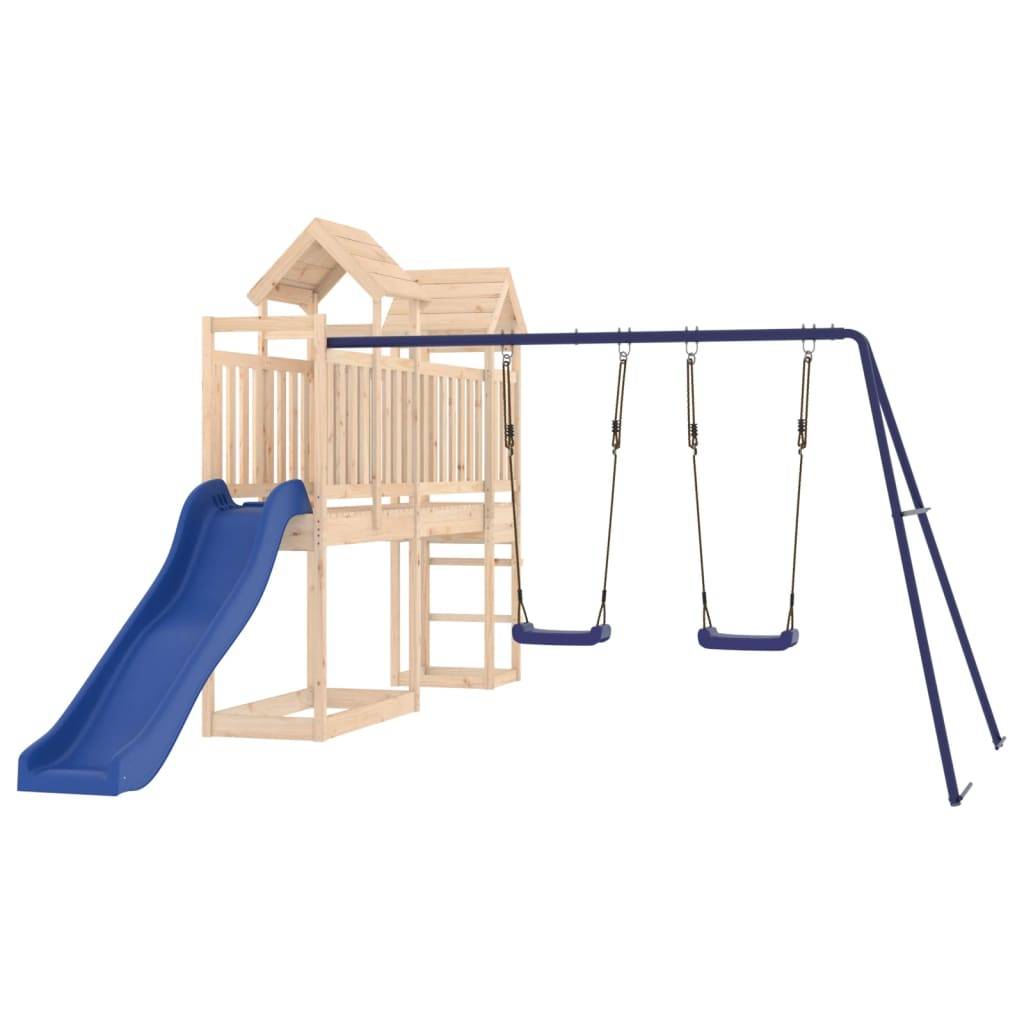 Helloshop26 - Ensemble de jeu d'extérieur 314 x 460 x 214 cm bois de pin massif - Imagen 1