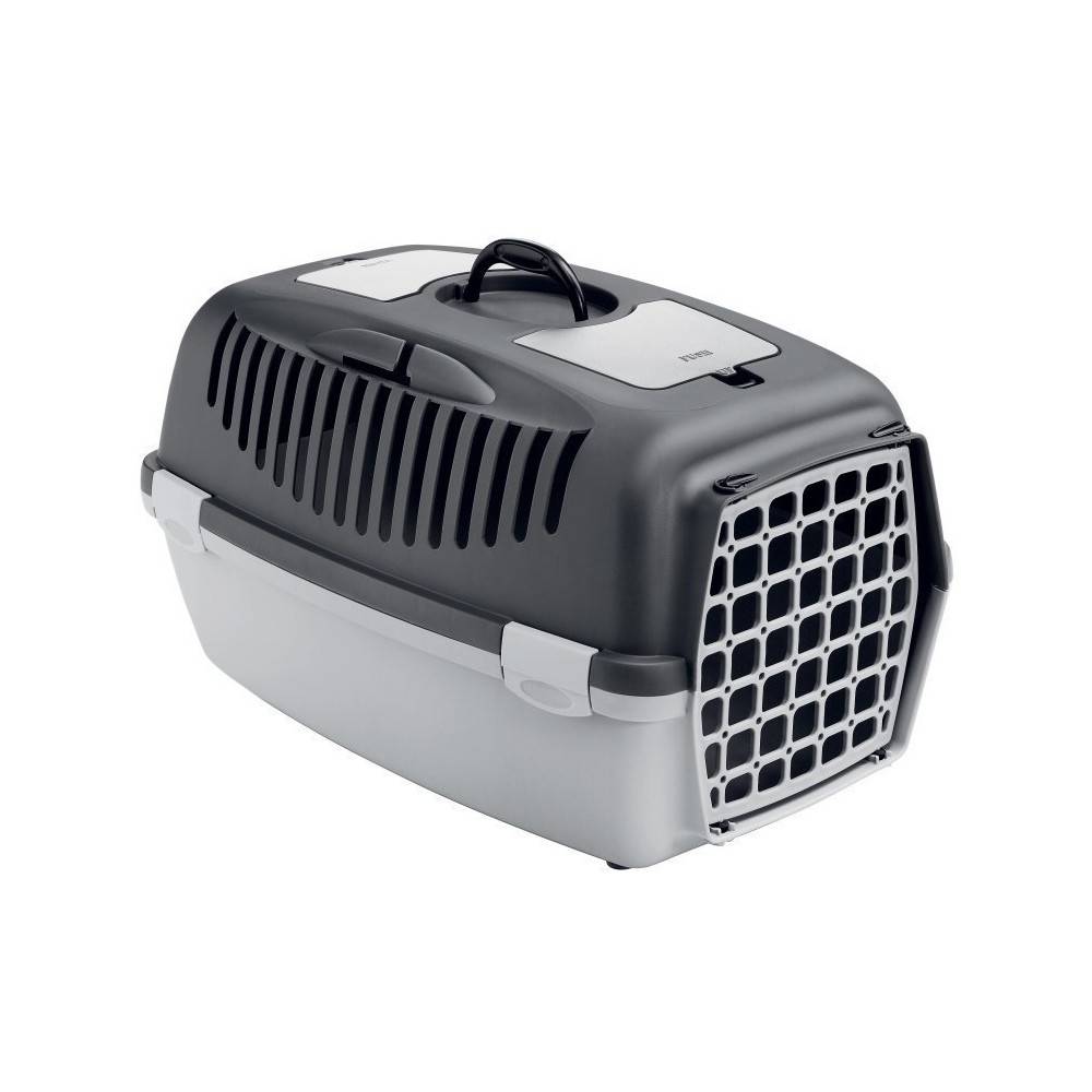 Cage gulliver 3, gris, taille 40 x 61 x 38 cm, transport pour chien max 12 kg - Imagen 2