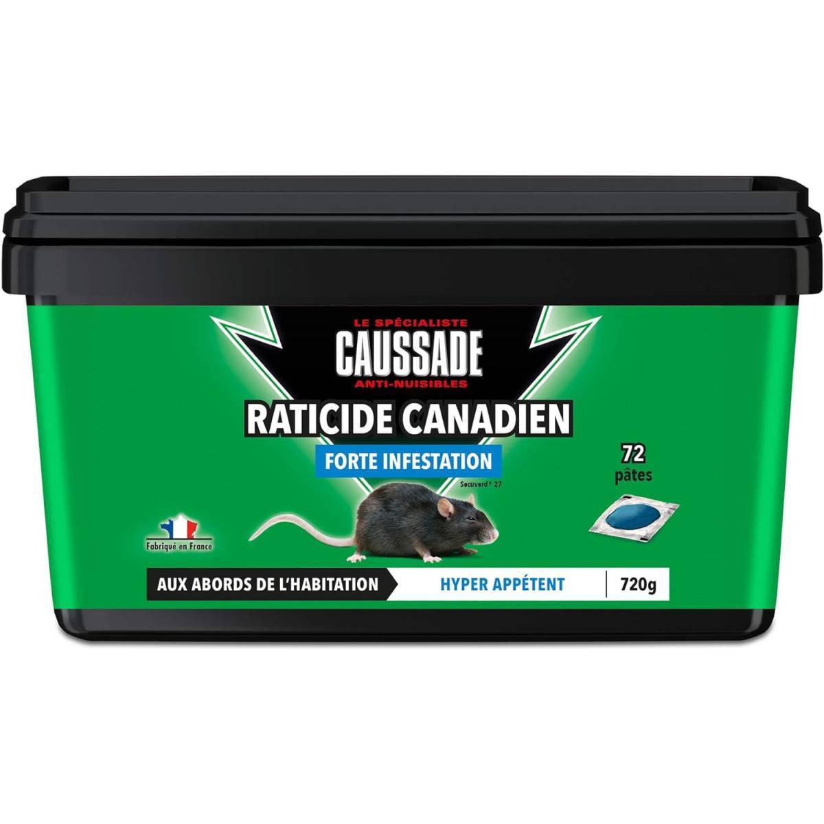 Multitanks - Raticide canadien 720 g et boîte sécurisée : votre allié anti-rongeurs - Imagen 7