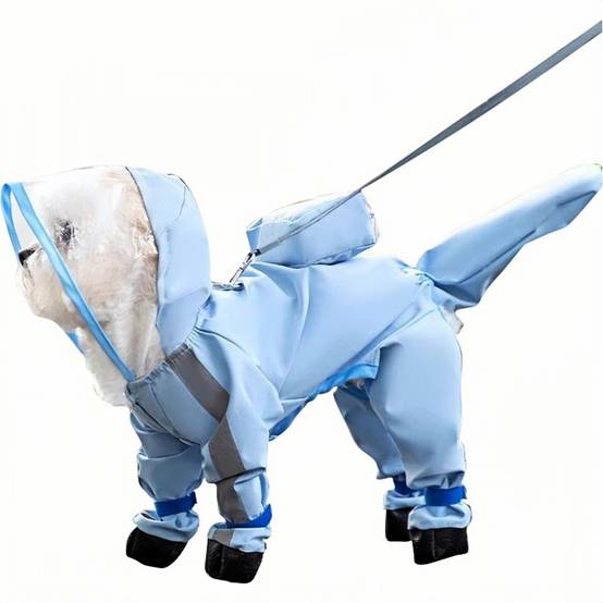 Manteau De Pluie Pour Chiens S Imperméable, Bandes Réfléchissantes & Sangle Magique - Lytech - Image 1