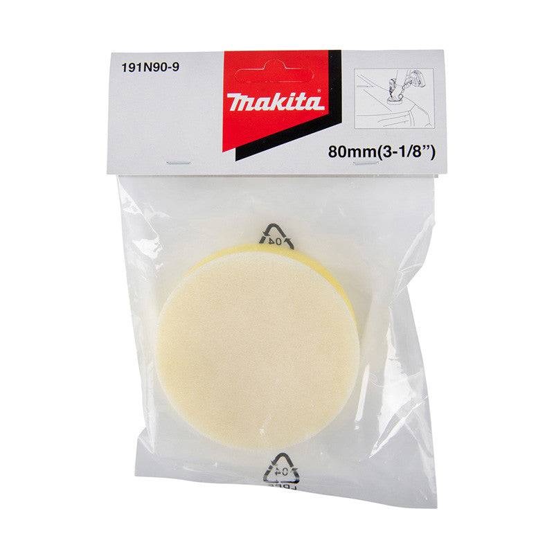 Makita - Éponge à polir auto-agrippante MAKITA 191N90-9 pour ponceuses MAKITA DPV300 et PV301D Ø80mm Makita - Imagen 3