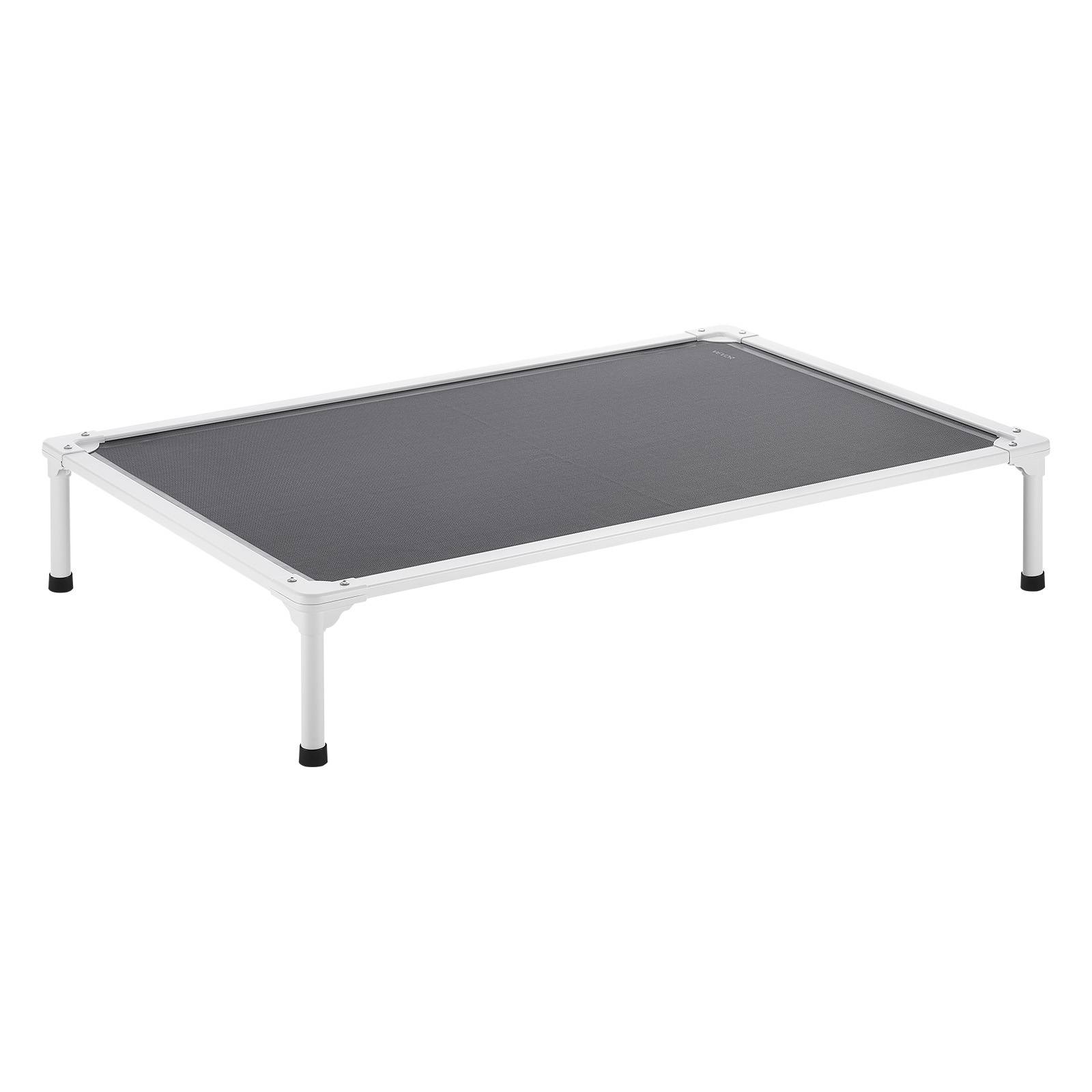 Vevor - VEVOR Lit surélevé chien/chat XL, cadre aluminium, maille respirante, portable, intérieur/extérieur, gris. - Image 1