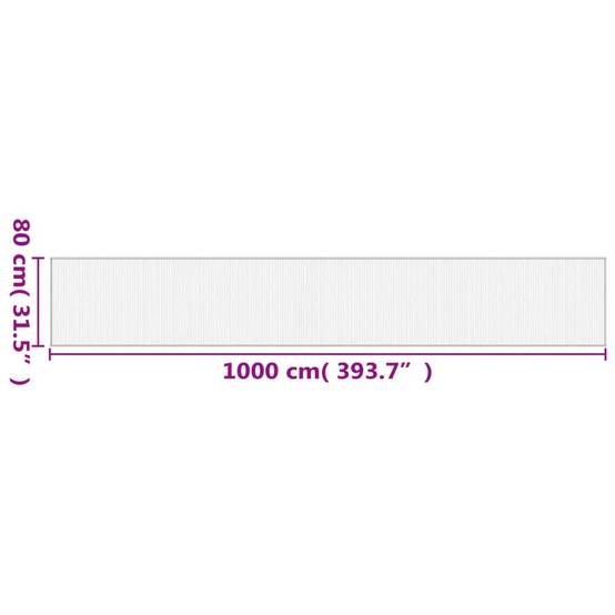 ComfortXL - Très Grand Tapis de Couloir en Lattes de Bambou pour Espace Commercial Marron 80x1000 cm – ComfortXL Outdoor Living - Image 8