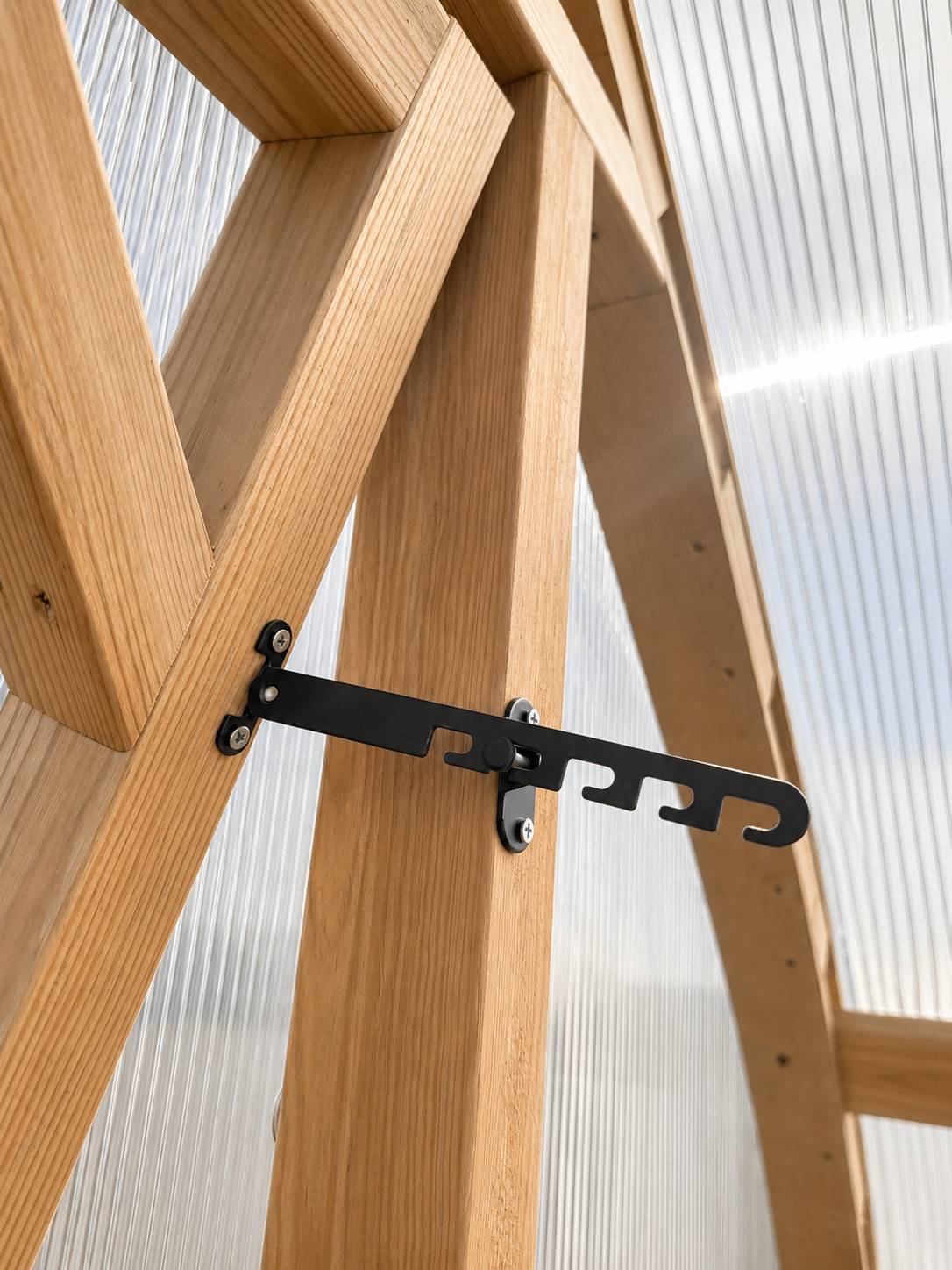 Serre en bois 18m² Norhage Tre 300 - Polycarbonate 10mm - Image 9