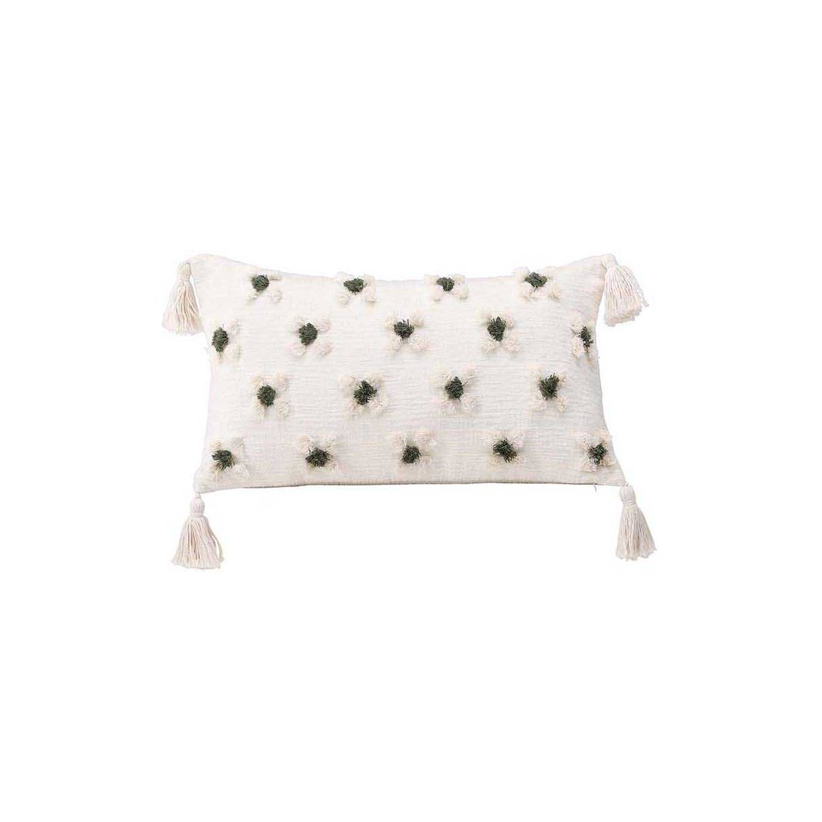 Venture Home - Housse de coussin avec pompoms Millie 30x50 cm - Imagen 1