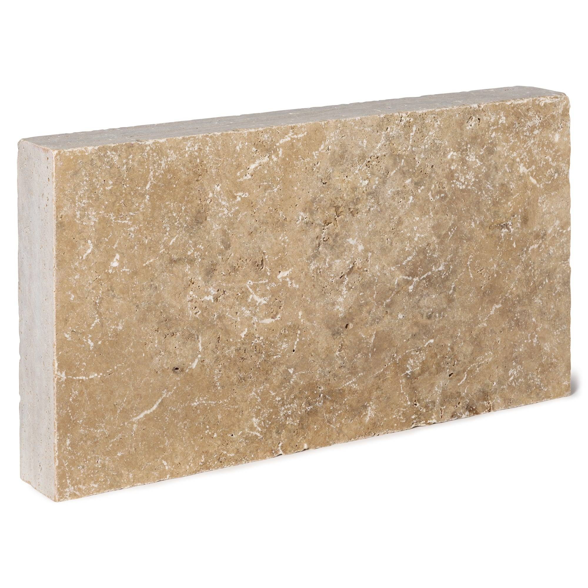 Bordure de jardin Travertin Beige Nuancé 61x33x8 cm (à l'unité) - RO'MA NATURE - Image 2